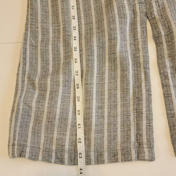 RVCA Women's Small Grey and White Striped Dress - Picture 12 of 13